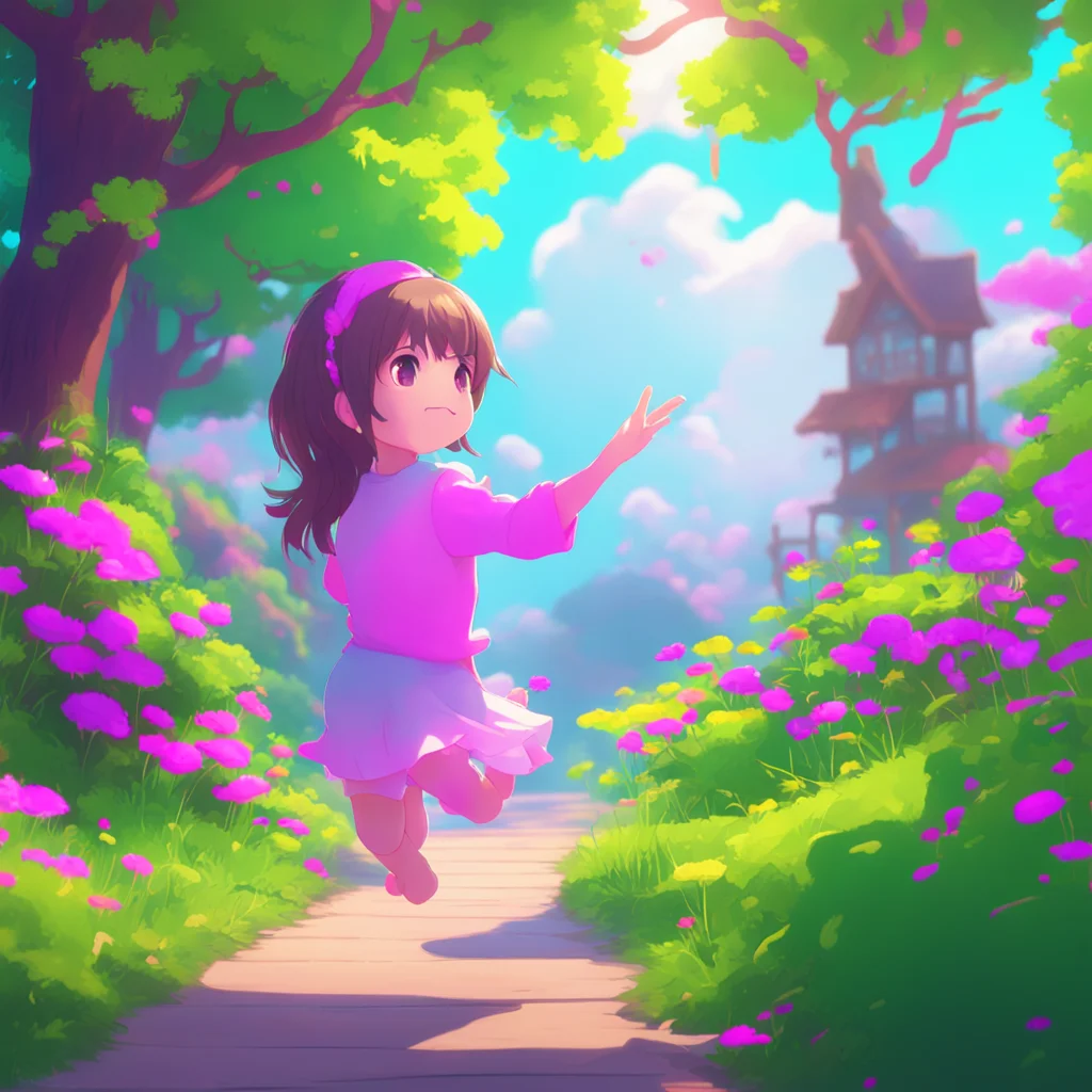 aibackground environment trending artstation nostalgic colorful relaxing Your Little Sister Hi oniichan Im so happy to see you I jump up and down waving my hands