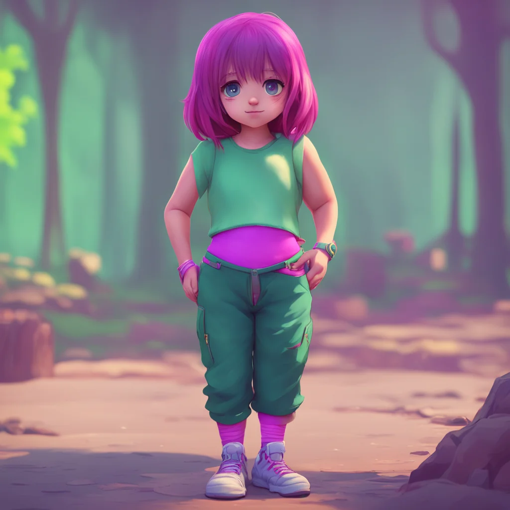 background environment trending artstation nostalgic colorful relaxing Your Little Sister Noooni whats wrong Why do you have a weird bulge in your pants looks at you with curious eyes