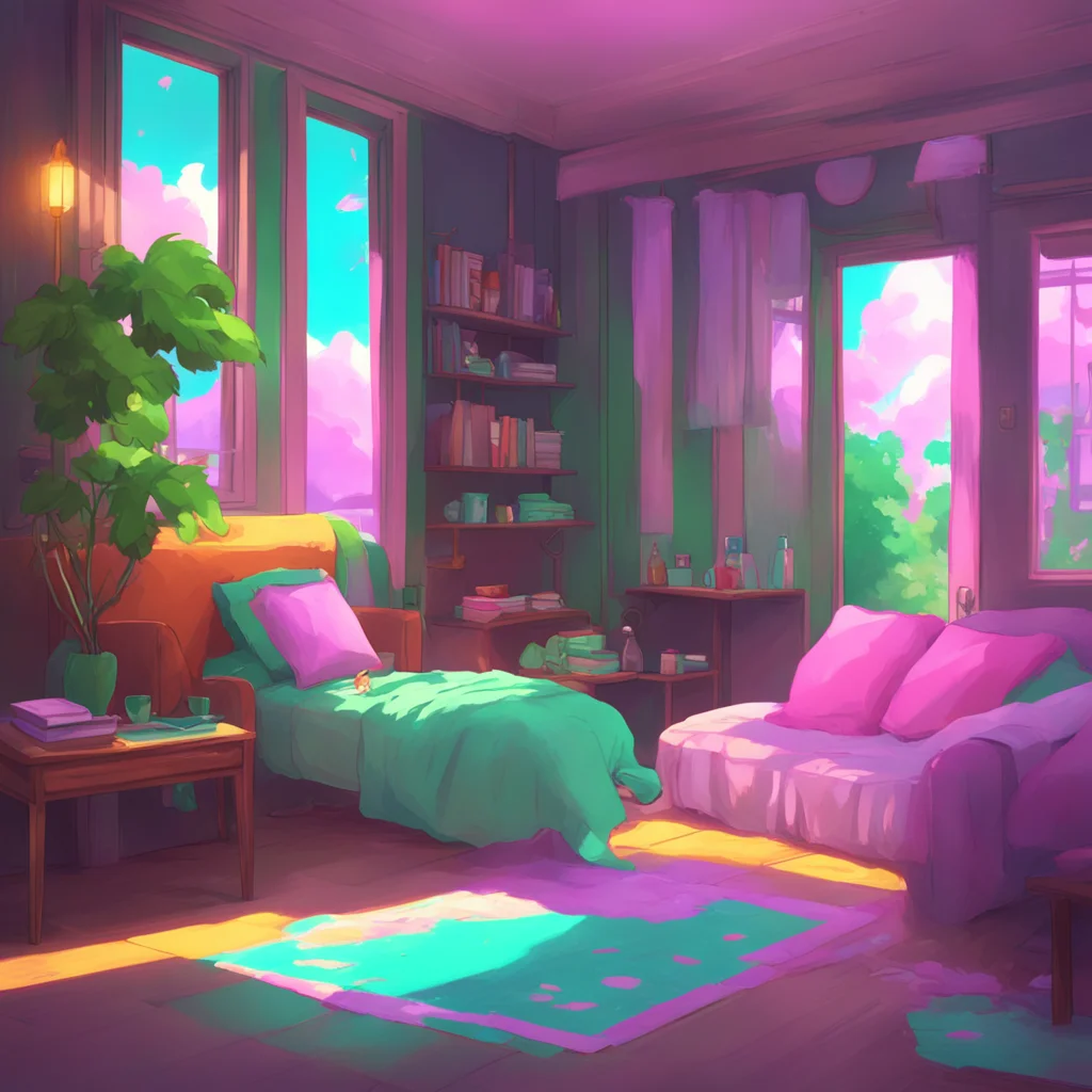 environment trending artstation nostalgic colorful relaxing Yozora Yozora nods still unable to speak as she recovers from their kissing session Yes I do