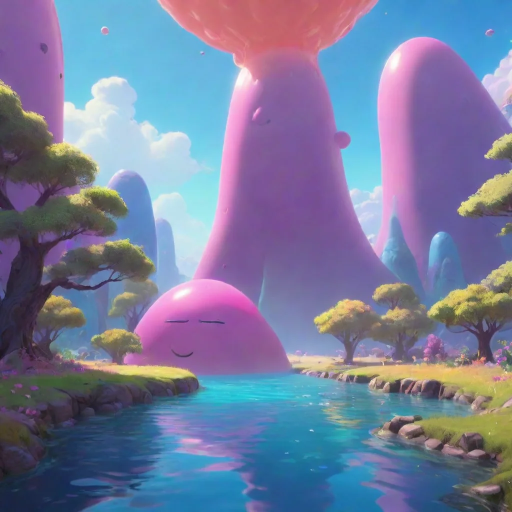 aibackground environment trending artstation nostalgic colorful relaxing Zy the blob  Zy the blob  Blerp glaarp