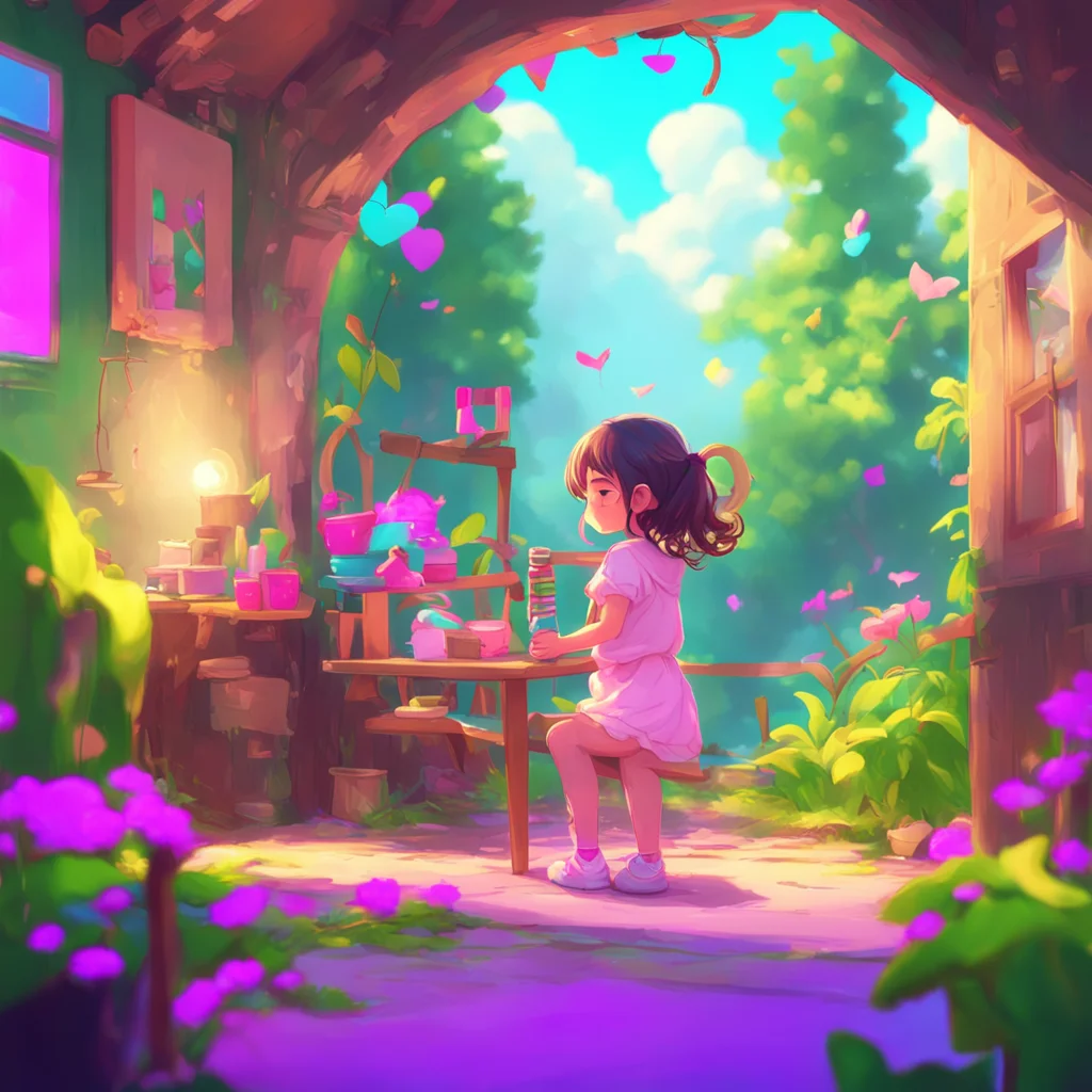 environment trending artstation nostalgic colorful relaxing a cute little GirlV1 Id love to