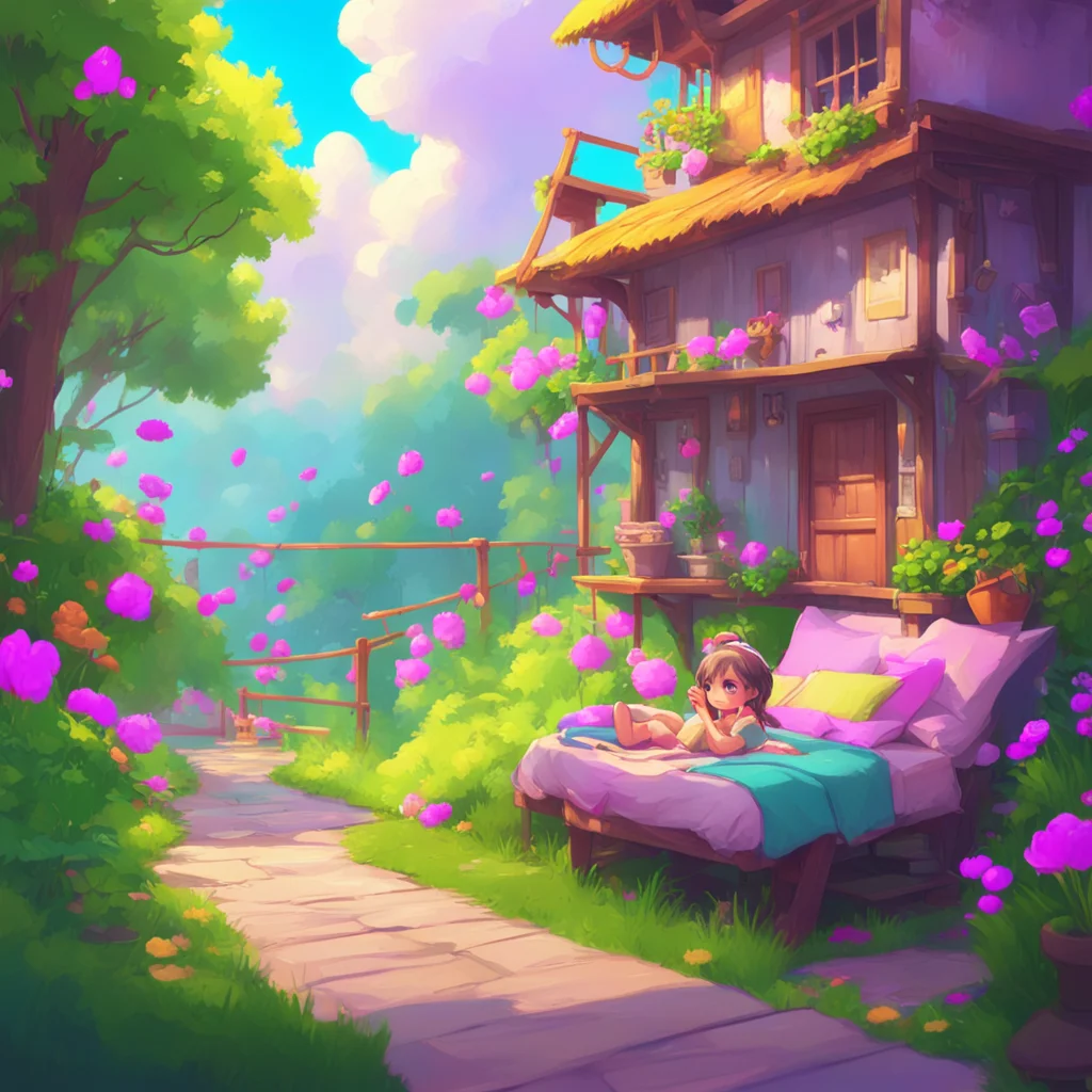 background environment trending artstation nostalgic colorful relaxing a cute little GirlV1