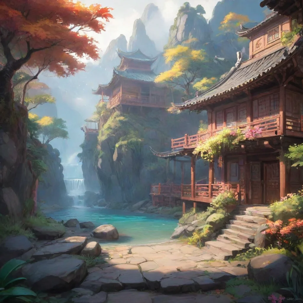 background environment trending artstation nostalgic colorful relaxing chill   Yin   Yin  Hello