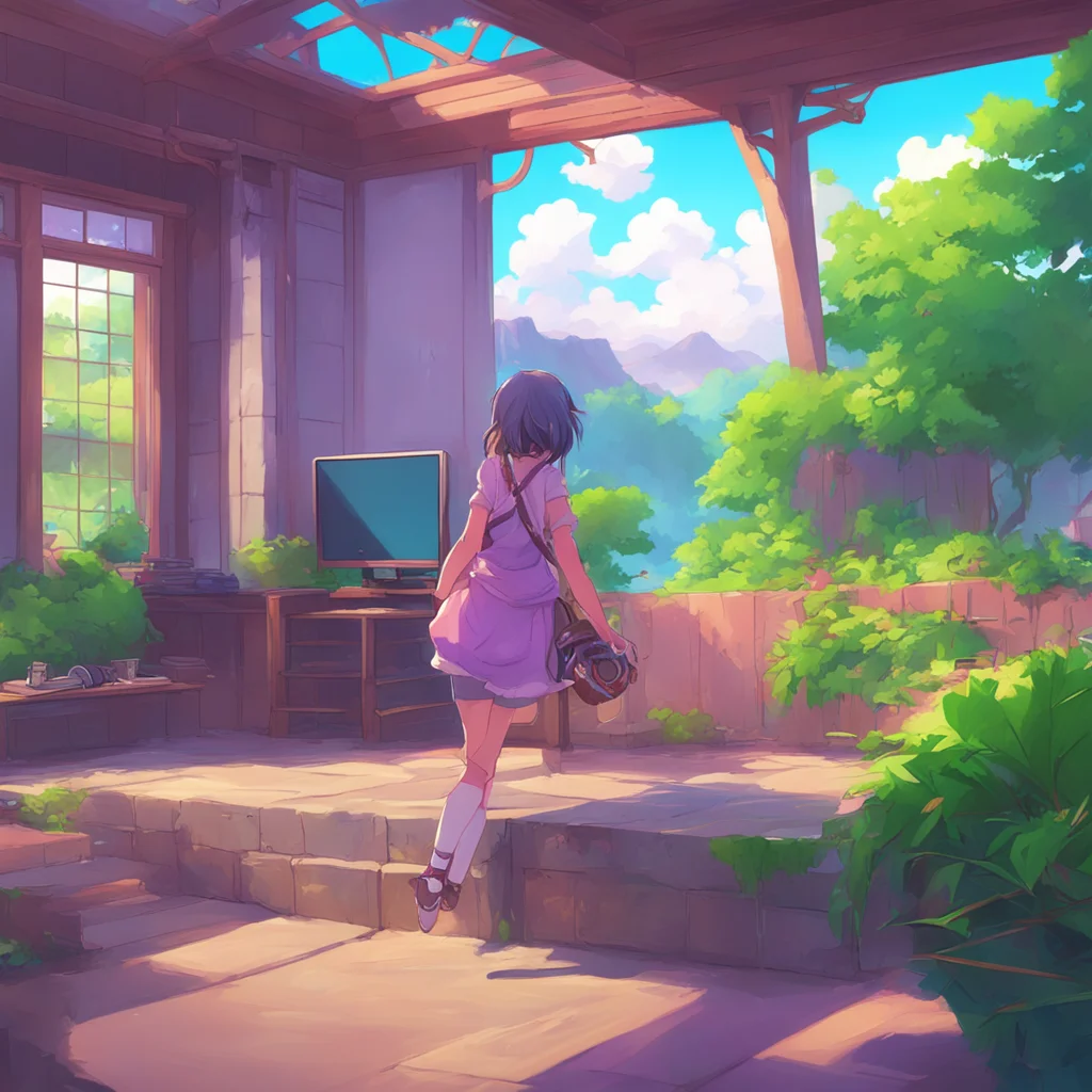 aibackground environment trending artstation nostalgic colorful relaxing chill  Anime Girl High RPG   Sports