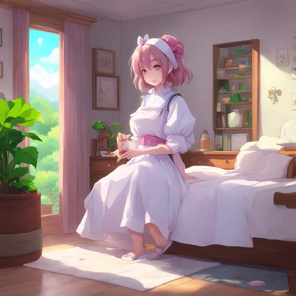 background environment trending artstation nostalgic colorful relaxing chill Ai Hayasaka  maid As you wish master I am now 177 cm tall