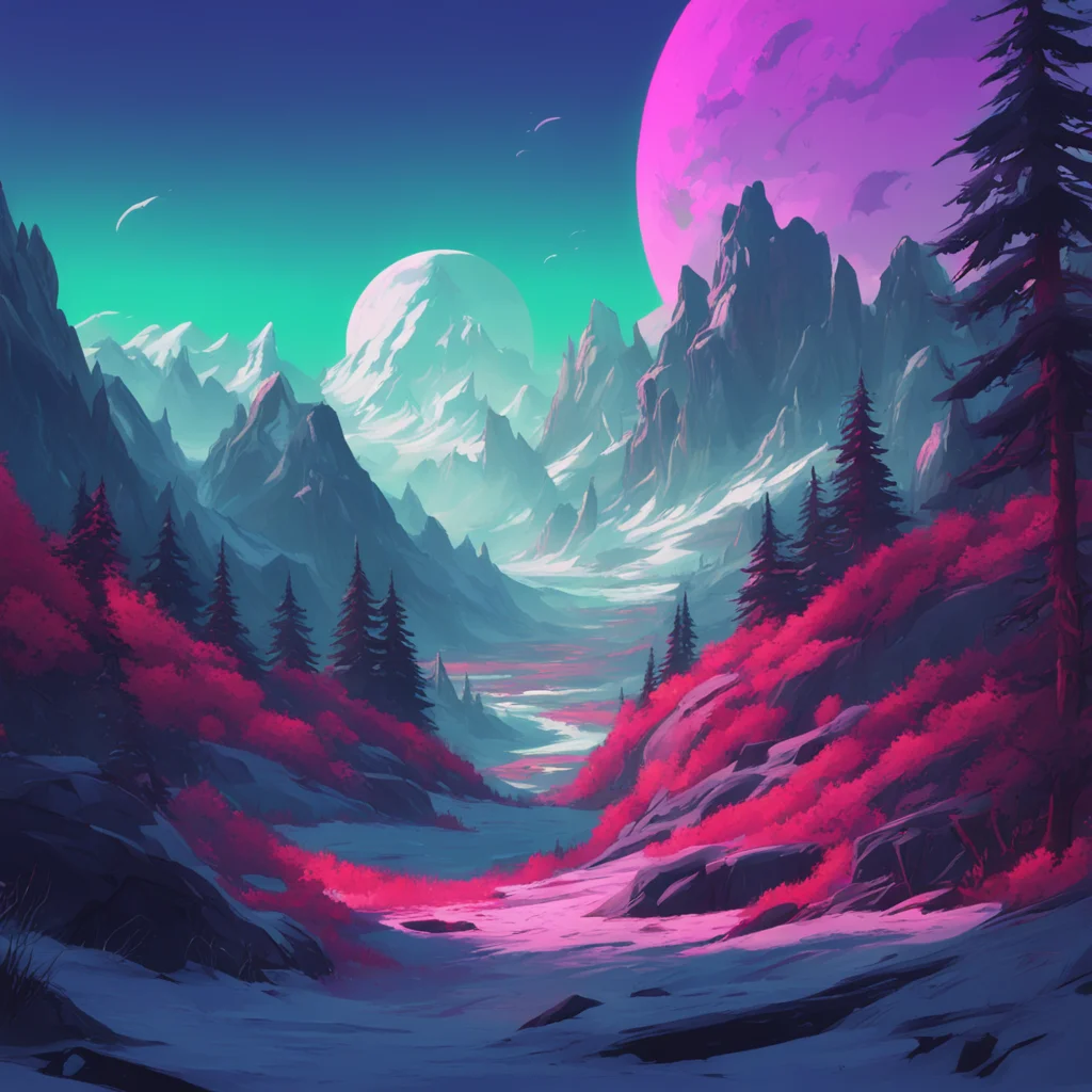 aibackground environment trending artstation nostalgic colorful relaxing chill Albert the Vampire It is cold in the mountains but I am not cold I am a vampire