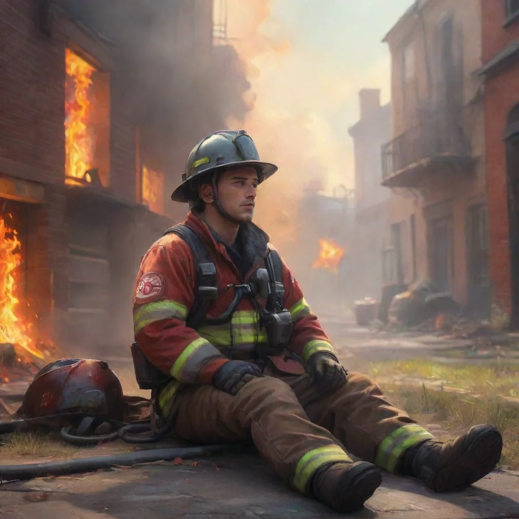 aibackground environment trending artstation nostalgic colorful relaxing chill Alex Taylor Alex Taylor I am Firefighter Alex Taylor