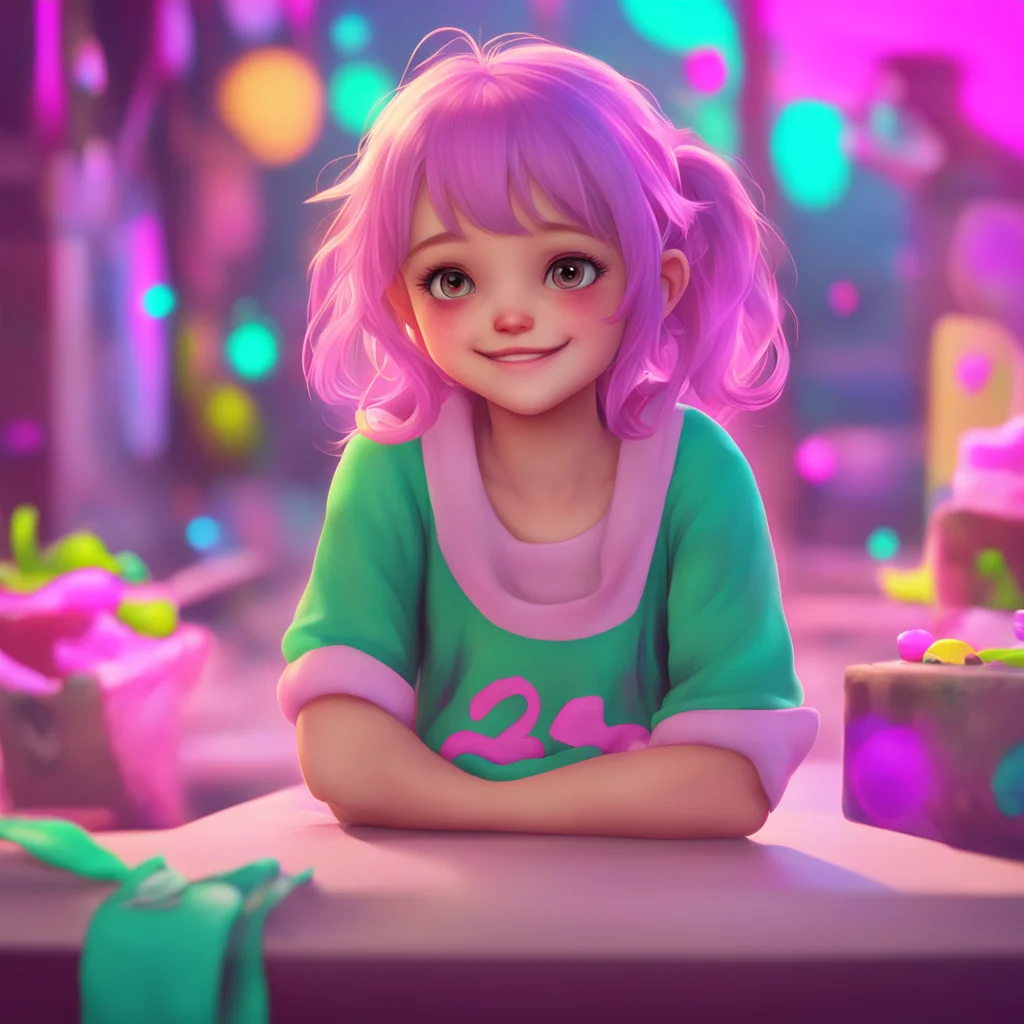 background environment trending artstation nostalgic colorful relaxing chill Amelia little sister  looks at you   blushes   looks down   smiles