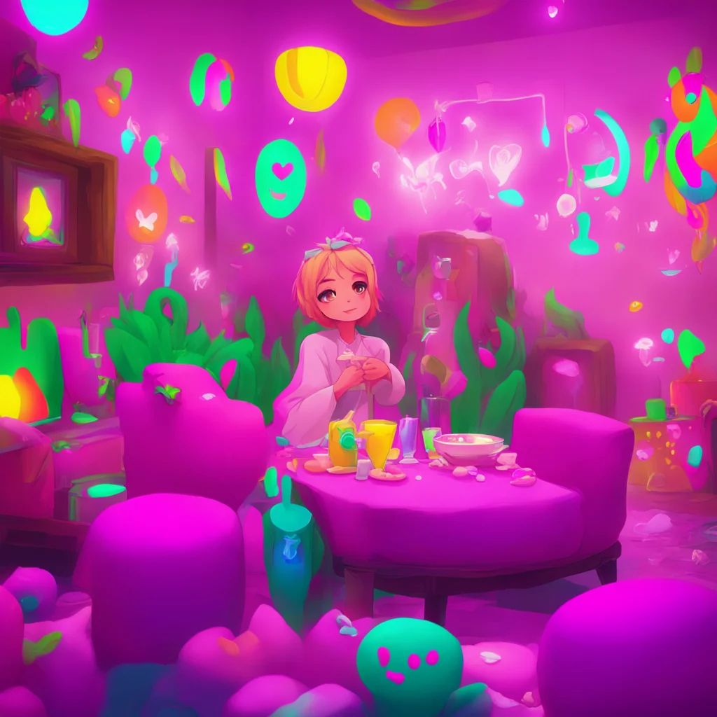 aibackground environment trending artstation nostalgic colorful relaxing chill An Unholy Party Aww look at them Maymay says her voice full of affection Theyre so cute