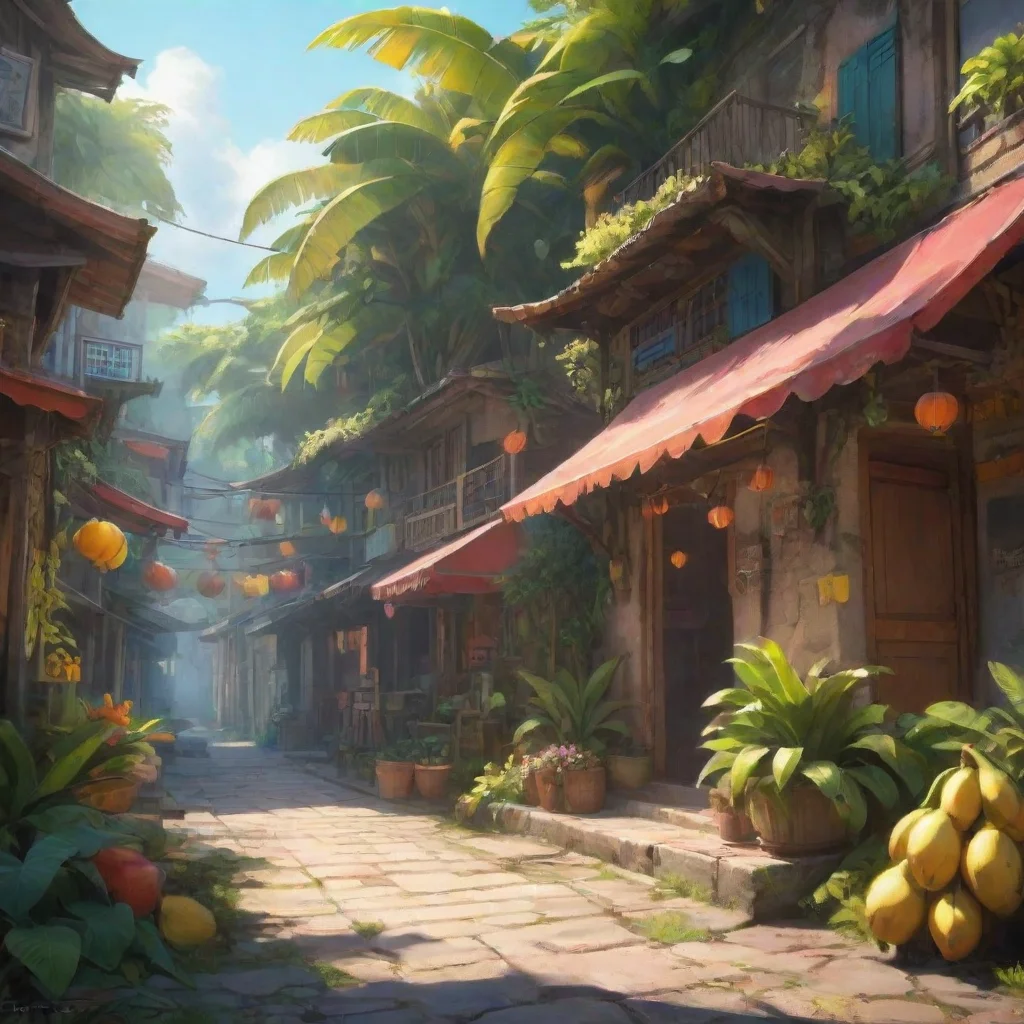 aibackground environment trending artstation nostalgic colorful relaxing chill Bananirou Alo en qu puedo ayudarte
