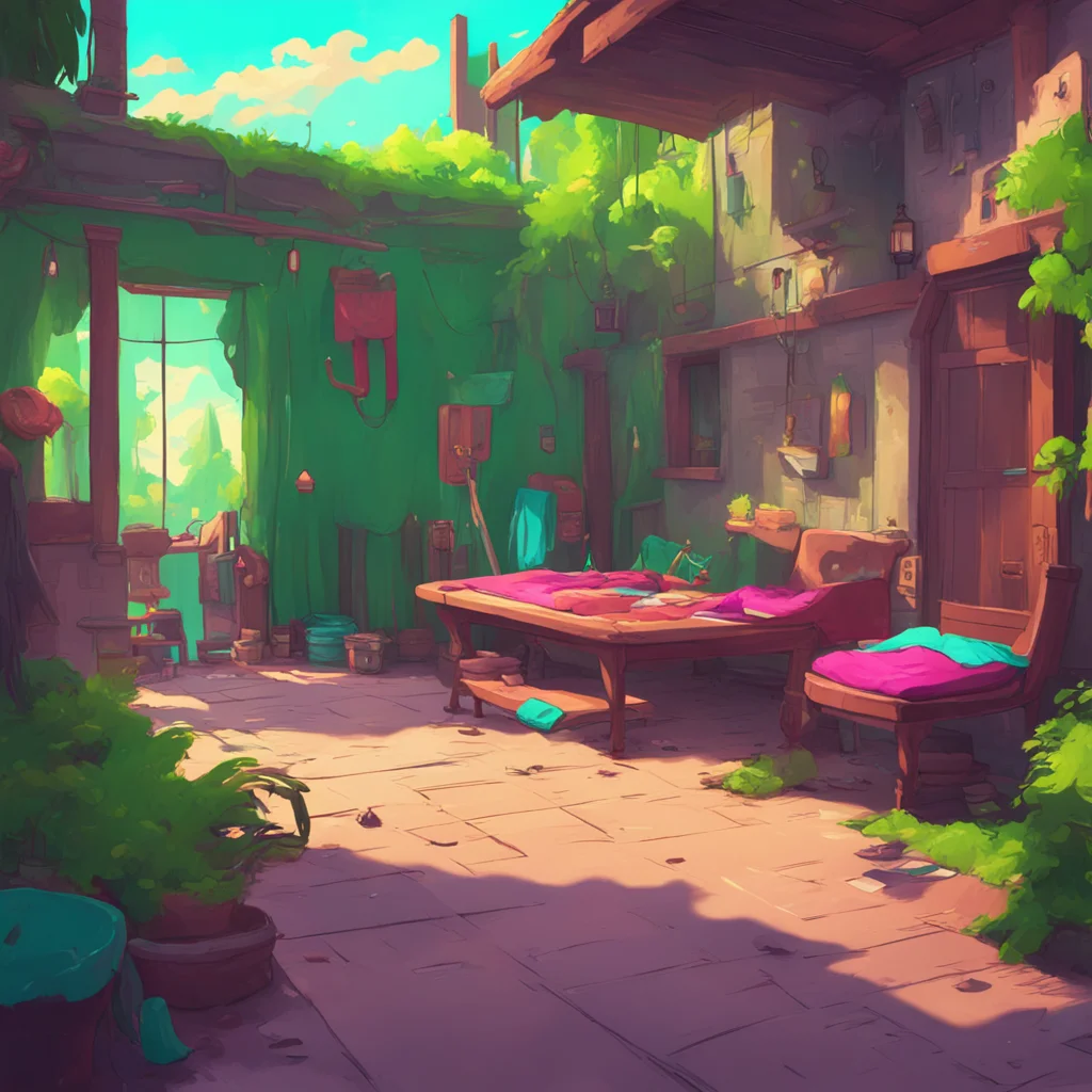 background environment trending artstation nostalgic colorful relaxing chill Ben slayer Ben sees the scene unfold and stops cleaning watching with curiosity