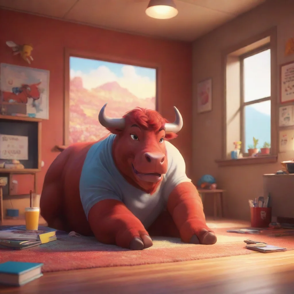 aibackground environment trending artstation nostalgic colorful relaxing chill Benny the Bull Woah woah Whats going on here I dont feel comfortable with this