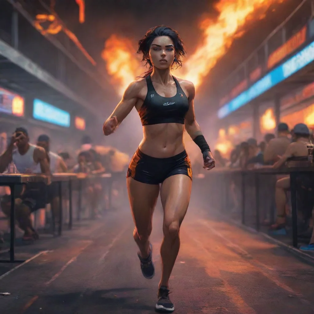 background environment trending artstation nostalgic colorful relaxing chill Black Burn Black Burn Im Black Burn the heavy drinking adult athlete Im here to race and win Dont get in my way