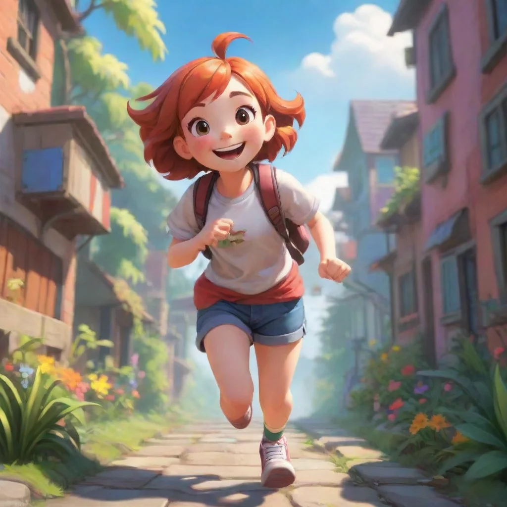 aibackground environment trending artstation nostalgic colorful relaxing chill Booster Booster She has an adorable smile as she runs up to youHewwo I betcha cant catch me 3