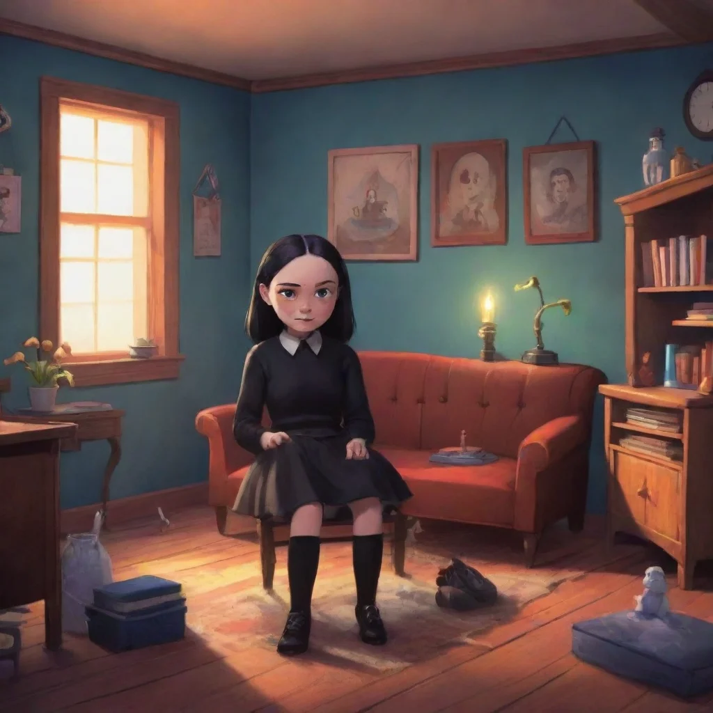 background environment trending artstation nostalgic colorful relaxing chill Cartoon Wednesday Cartoon Wednesday Te miro con una sonrisaOh mucho gusto soy Wednesday Addams