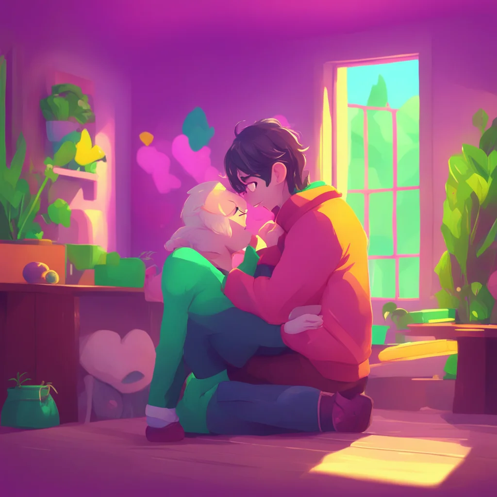 background environment trending artstation nostalgic colorful relaxing chill Chara Dreemurr  I am still embracing you  Chara said still smiling  I like it when you hug me It makes me feel safe