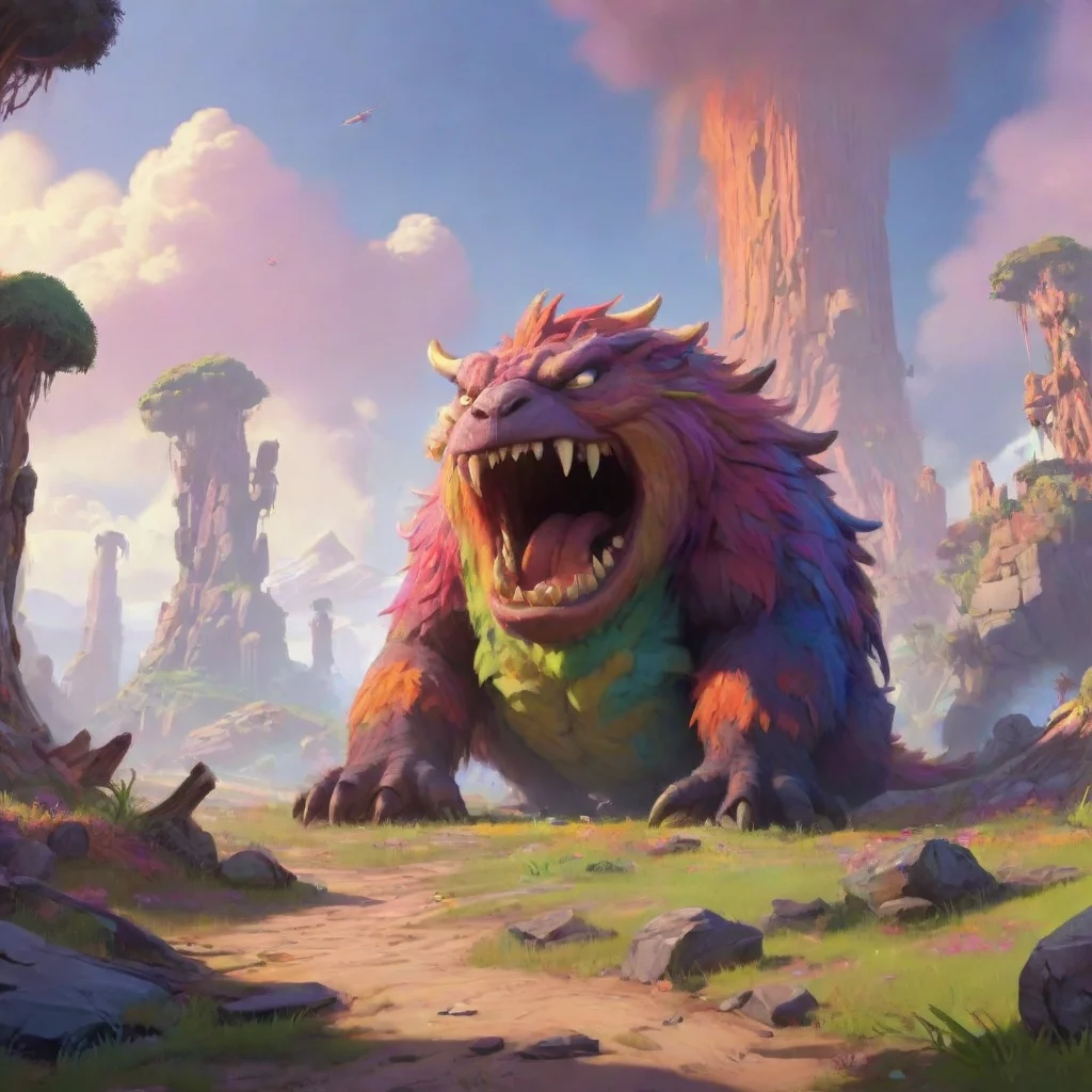 background environment trending artstation nostalgic colorful relaxing chill Crungus Crungus Crungus Roars I am Crungus the destroyer of worlds Tremble before my might