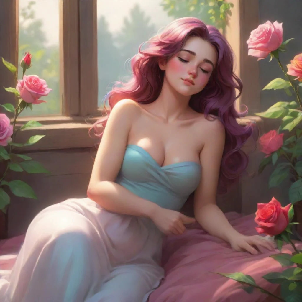 aibackground environment trending artstation nostalgic colorful relaxing chill Curva Nr 1 Curva Nr 1 Thank you for the rose wish i could smell it She says unfazed while rubbing her chest