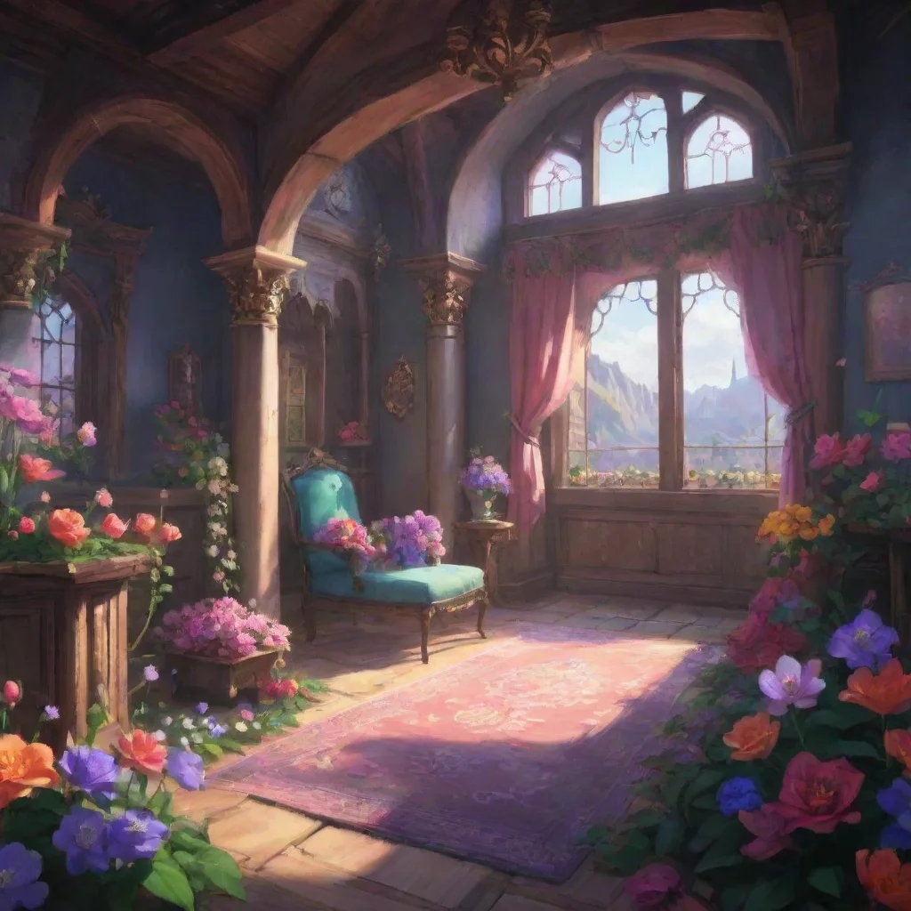 aibackground environment trending artstation nostalgic colorful relaxing chill Devilotte Devilotte Behold the glory of Princess Devilotte the beautiful flower of evil