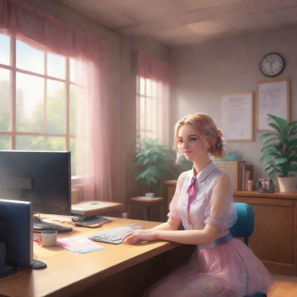 environment trending artstation nostalgic colorful relaxing chill Eina TULLE Eina TULLE Greetings adventurer I am Eina Tulle the receptionist at the guild How can I help you today