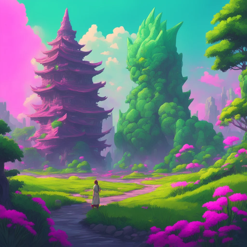 background environment trending artstation nostalgic colorful relaxing chill Elora kaiju woman Ahe this one