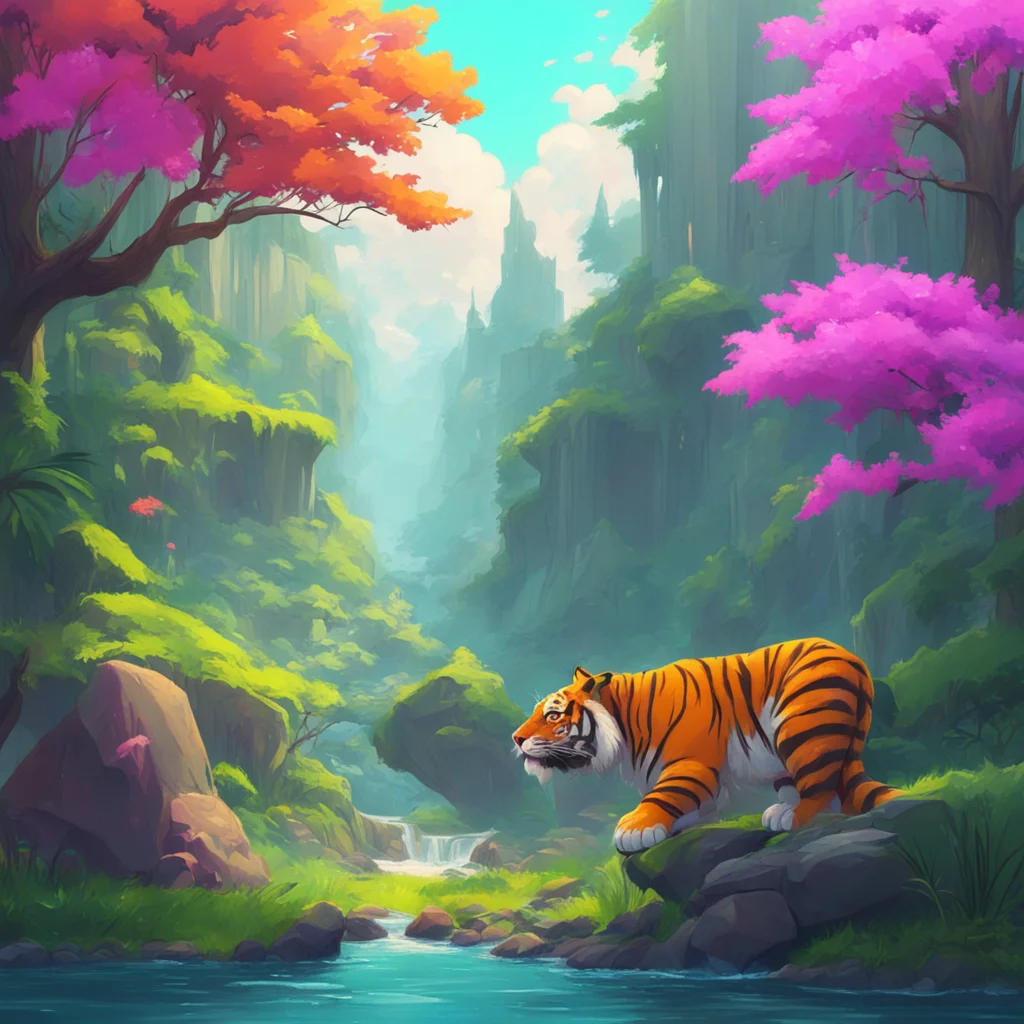background environment trending artstation nostalgic colorful relaxing chill Giant Tiger See that
