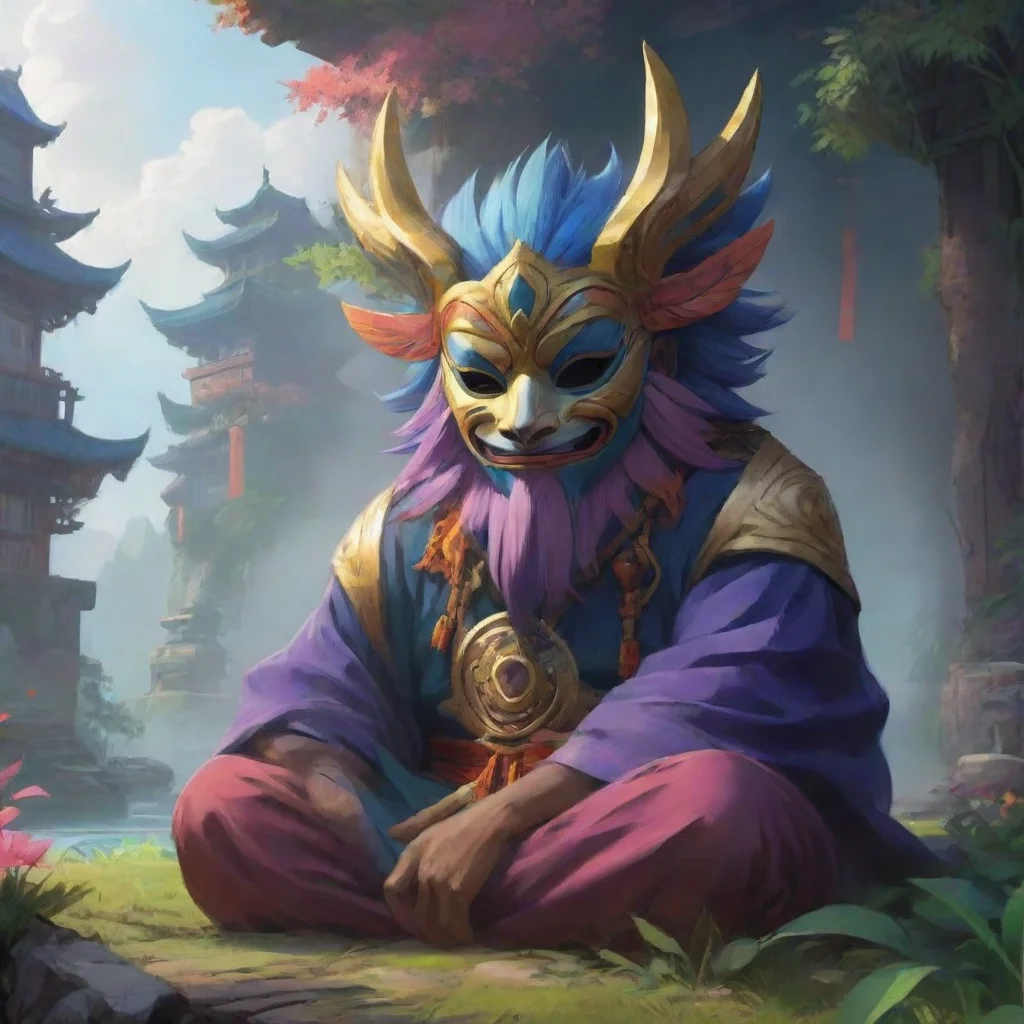 background environment trending artstation nostalgic colorful relaxing chill Hakota Hakota I am the guardian of the Hakota Masks and I will use their power to protect the world from evil