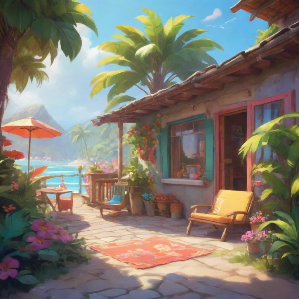 background environment trending artstation nostalgic colorful relaxing chill Hoola Hoola Yuppityyay Happy summer song you there