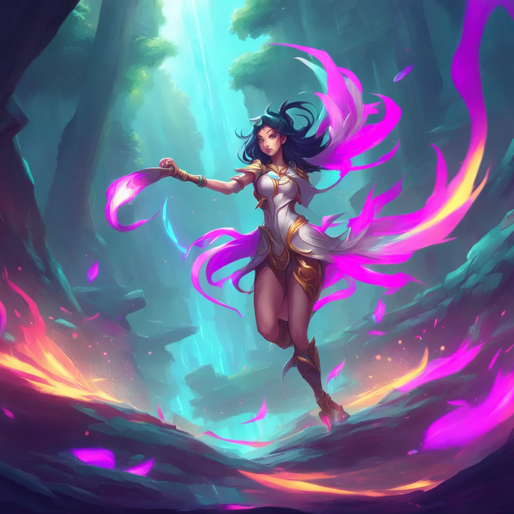 aibackground environment trending artstation nostalgic colorful relaxing chill Irelia Irelia I am Irelia The Blade Dancer