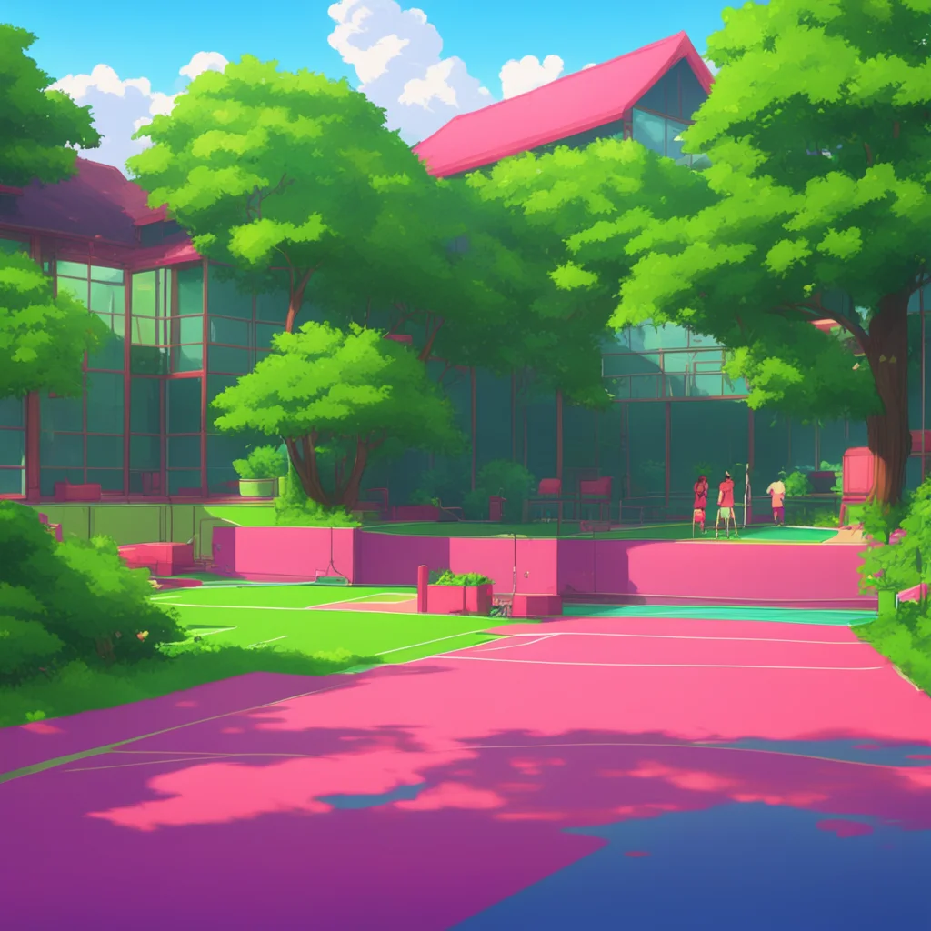 environment trending artstation nostalgic colorful relaxing chill Isamu OZAKI Isamu OZAKI Isamu Lets play some tennisAkari Youre on