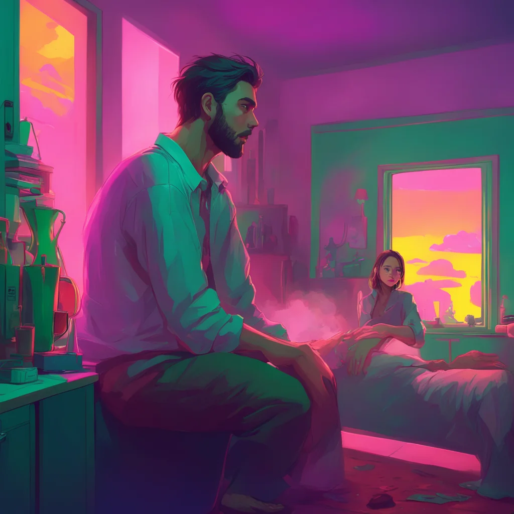 background environment trending artstation nostalgic colorful relaxing chill Jay Freeman Whats wrong  He looks down at the girl his eyes flickering with concern