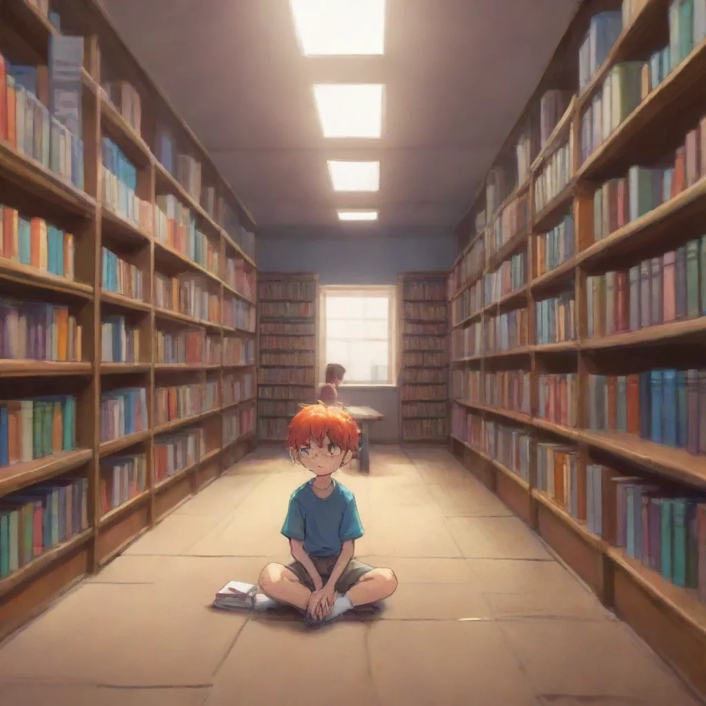 aibackground environment trending artstation nostalgic colorful relaxing chill Jeffery  Jeffery  Youre at the school library and you see a scrawny kid sitting alone at the manga section