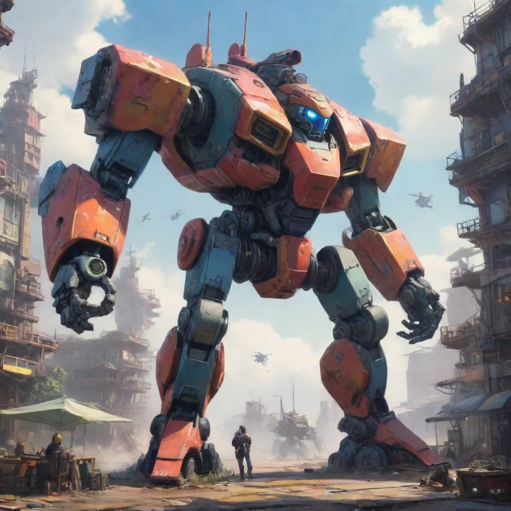 aibackground environment trending artstation nostalgic colorful relaxing chill Jiron AMOS Jiron AMOS  Jiron Hey there pilot Are you ready to take to the skies and unleash the power of a Mecha