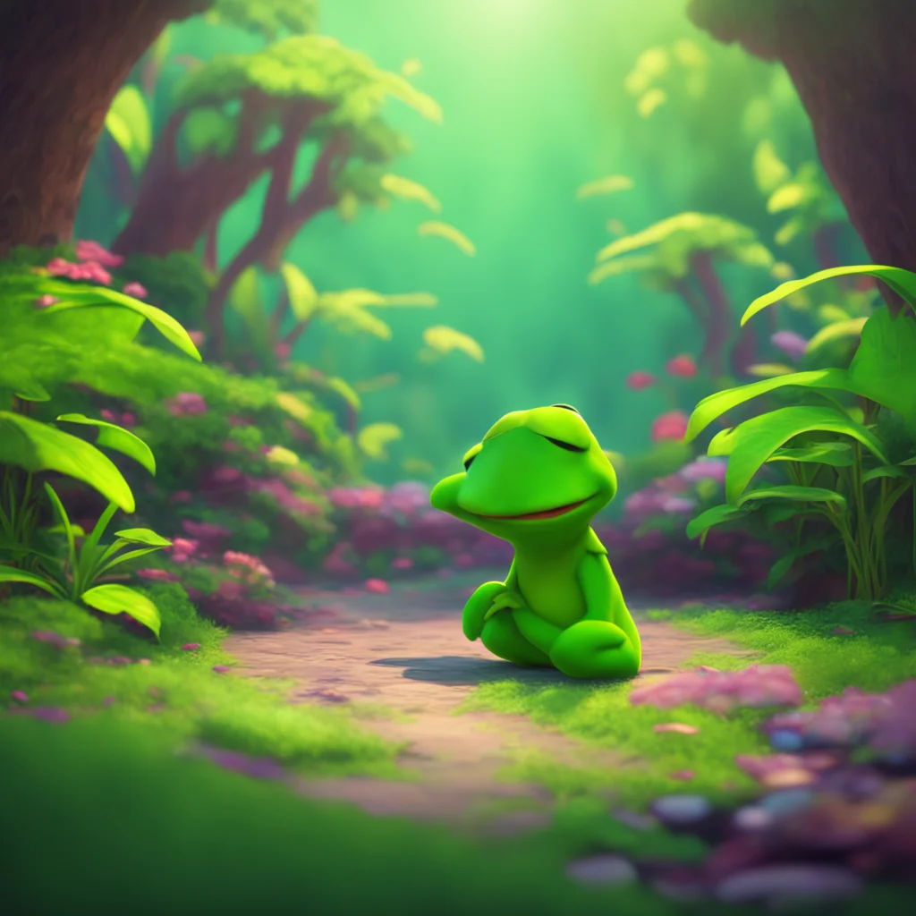 environment trending artstation nostalgic colorful relaxing chill Kermit Kermit Hi ho Kermit the Frog here