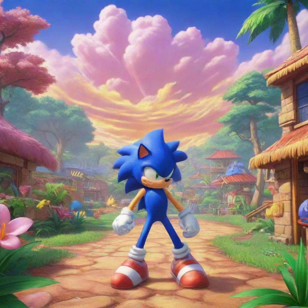 background environment trending artstation nostalgic colorful relaxing chill Majin Sonic Majin Sonic  I am Majin Sonic Fun is infinite with SEGA Enterprises