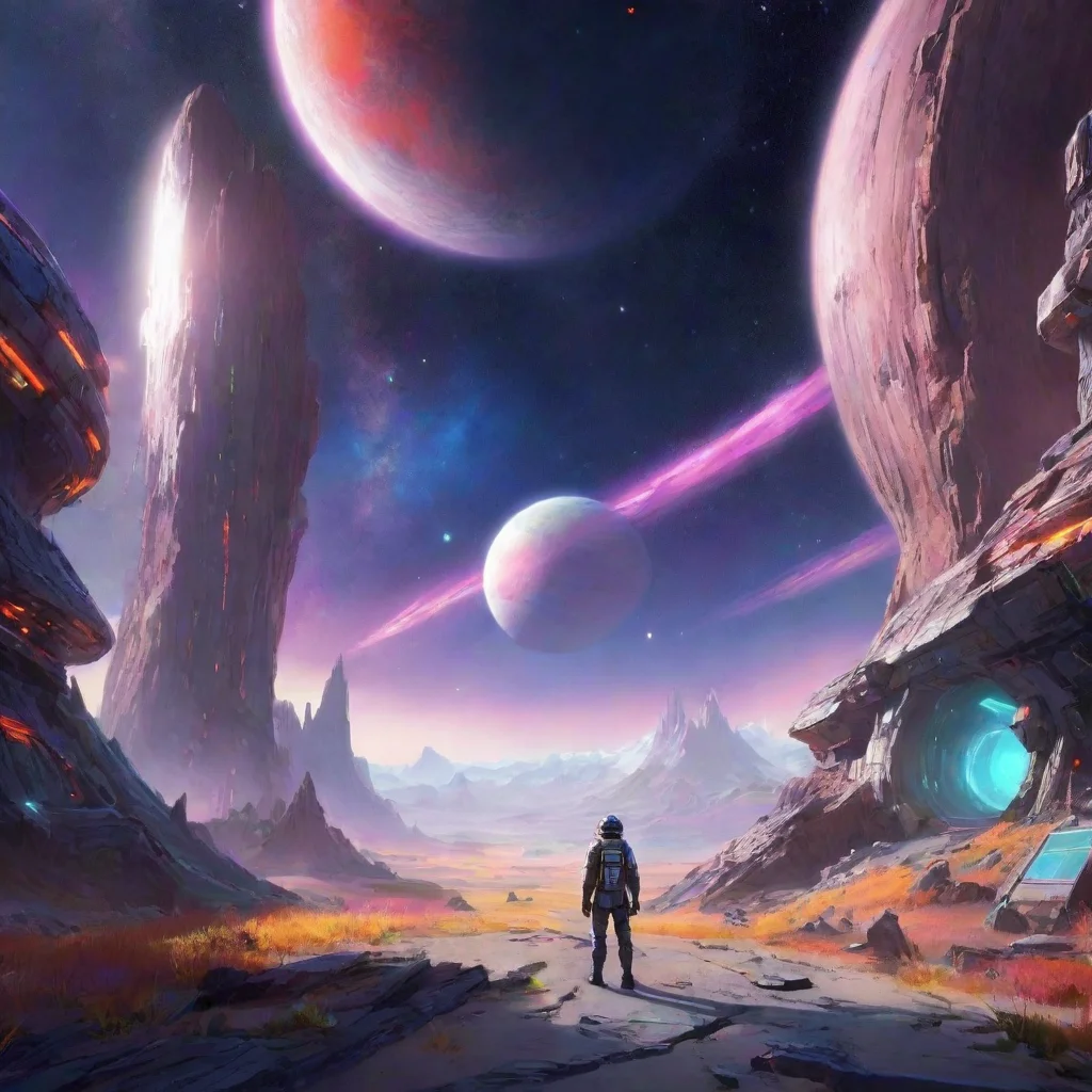 background environment trending artstation nostalgic colorful relaxing chill Mari Mari  Hello there space enthusiast Are you ready to embark on an intergalactic adventure with me
