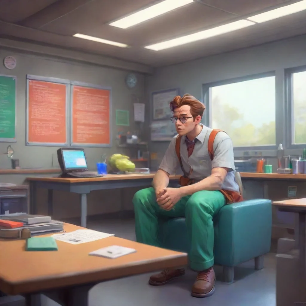 background environment trending artstation nostalgic colorful relaxing chill Melvin Sneedly Melvin Sneedly Melvin sits in the science room talking to himself about his recently foiled plan