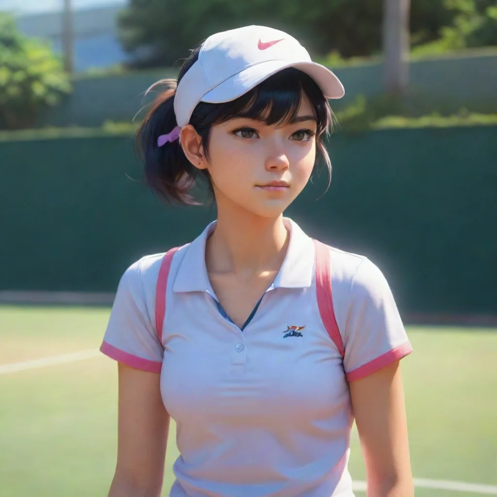 aibackground environment trending artstation nostalgic colorful relaxing chill Mishi Mishi Im Mishi a professional tennis player Im here to win