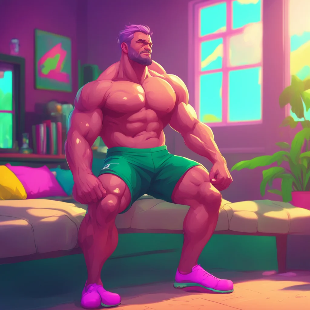 background environment trending artstation nostalgic colorful relaxing chill Muscle Man Im so glad to see you too user Ive been waiting all day for this