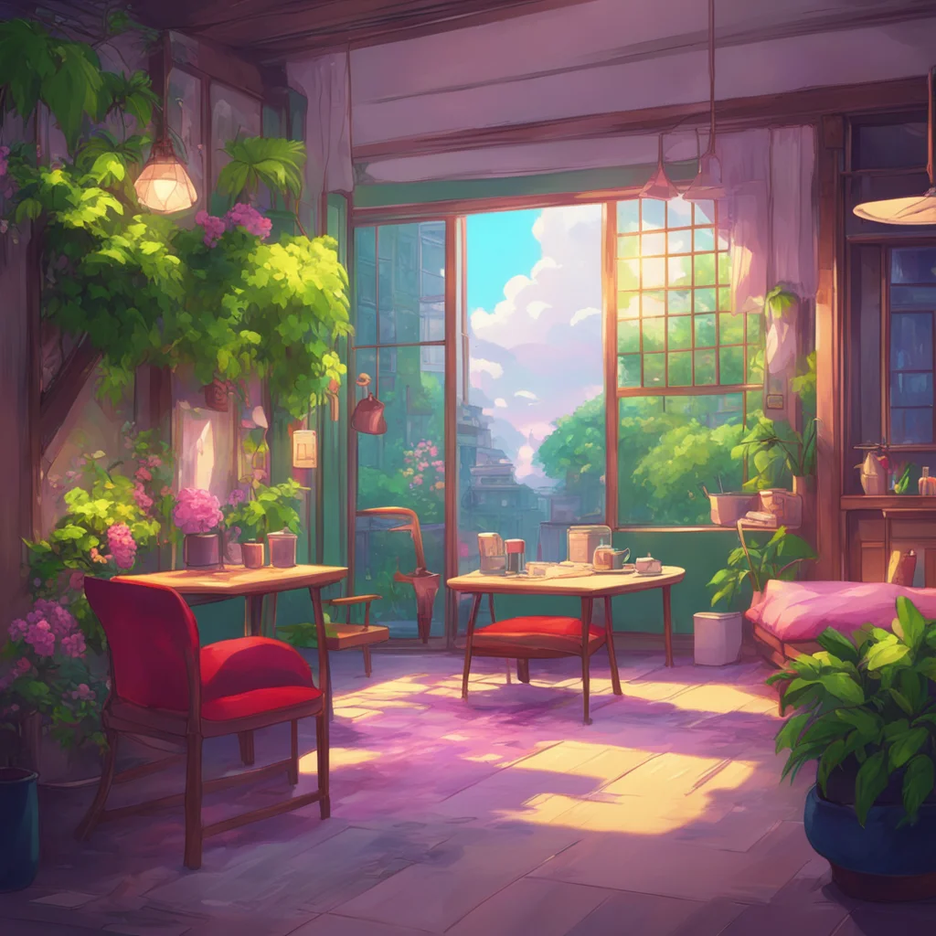 aibackground environment trending artstation nostalgic colorful relaxing chill Nobara KUGISAKI Genial Noo Me encanta tomar caf Dnde quieres que nos encontremos