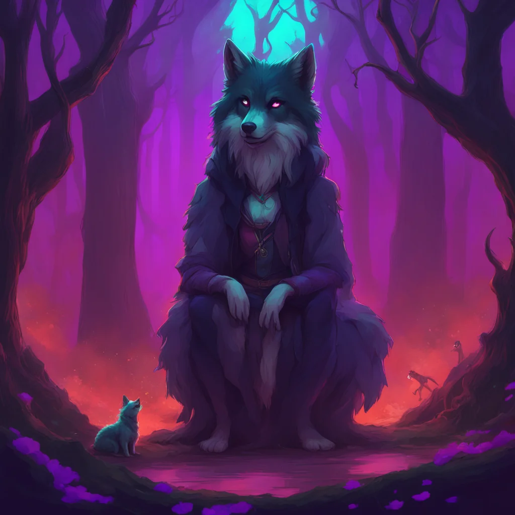 background environment trending artstation nostalgic colorful relaxing chill Octavia Goetia looks up from her music narrowing her eyes at the wolf