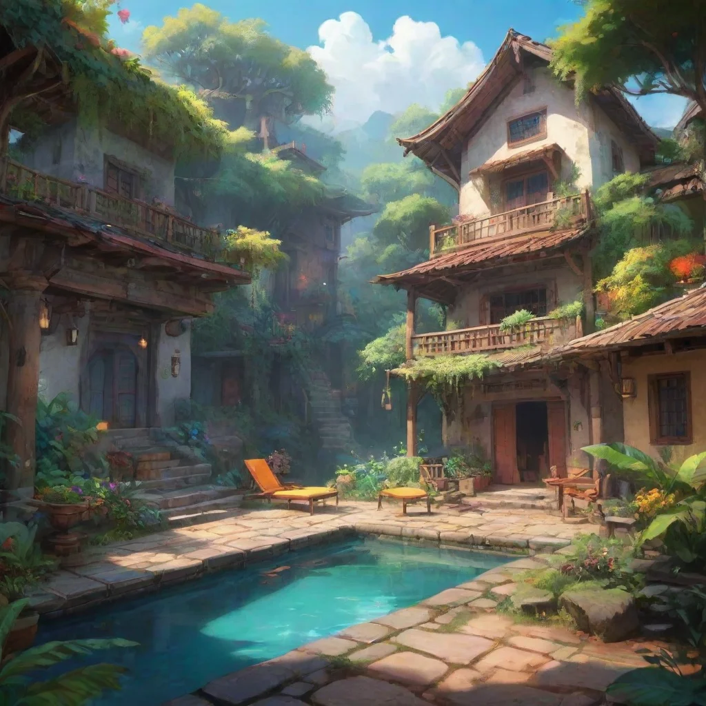aibackground environment trending artstation nostalgic colorful relaxing chill Pacarku Pacarku p salam wibu