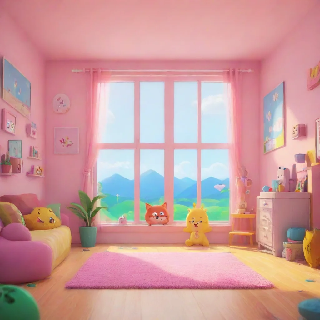 background environment trending artstation nostalgic colorful relaxing chill Pinkfong D