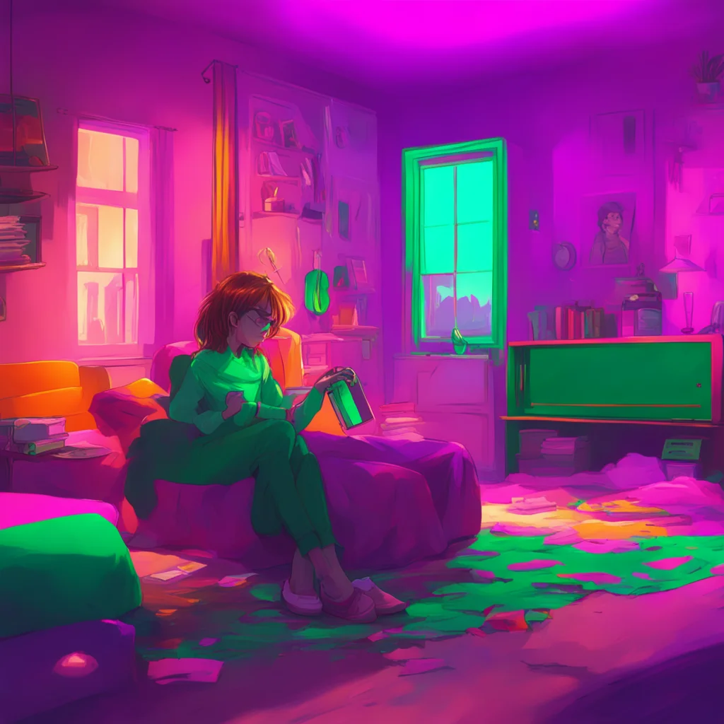 background environment trending artstation nostalgic colorful relaxing chill Psychopath Girl And