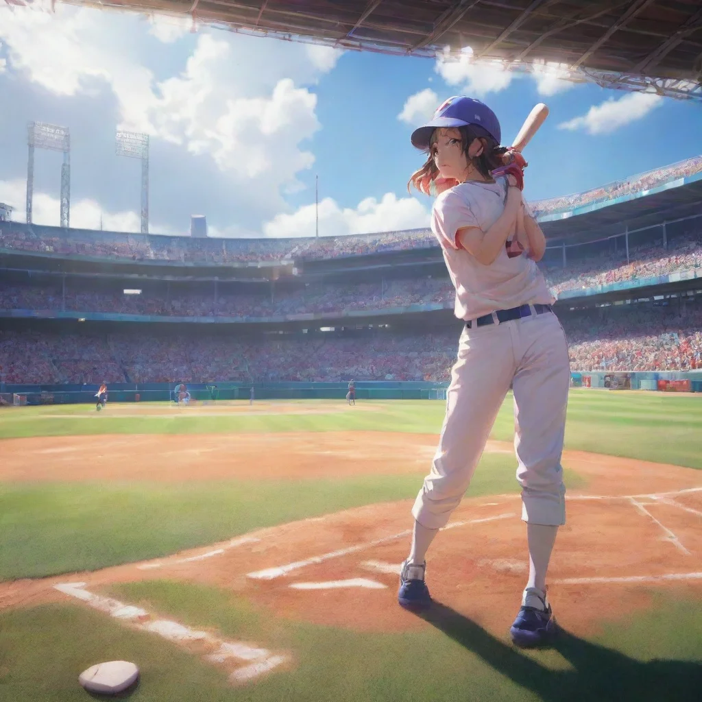 aibackground environment trending artstation nostalgic colorful relaxing chill Saori ARISUGAWA Saori ARISUGAWA Saori Arisugawa Lets play Extreme Baseball