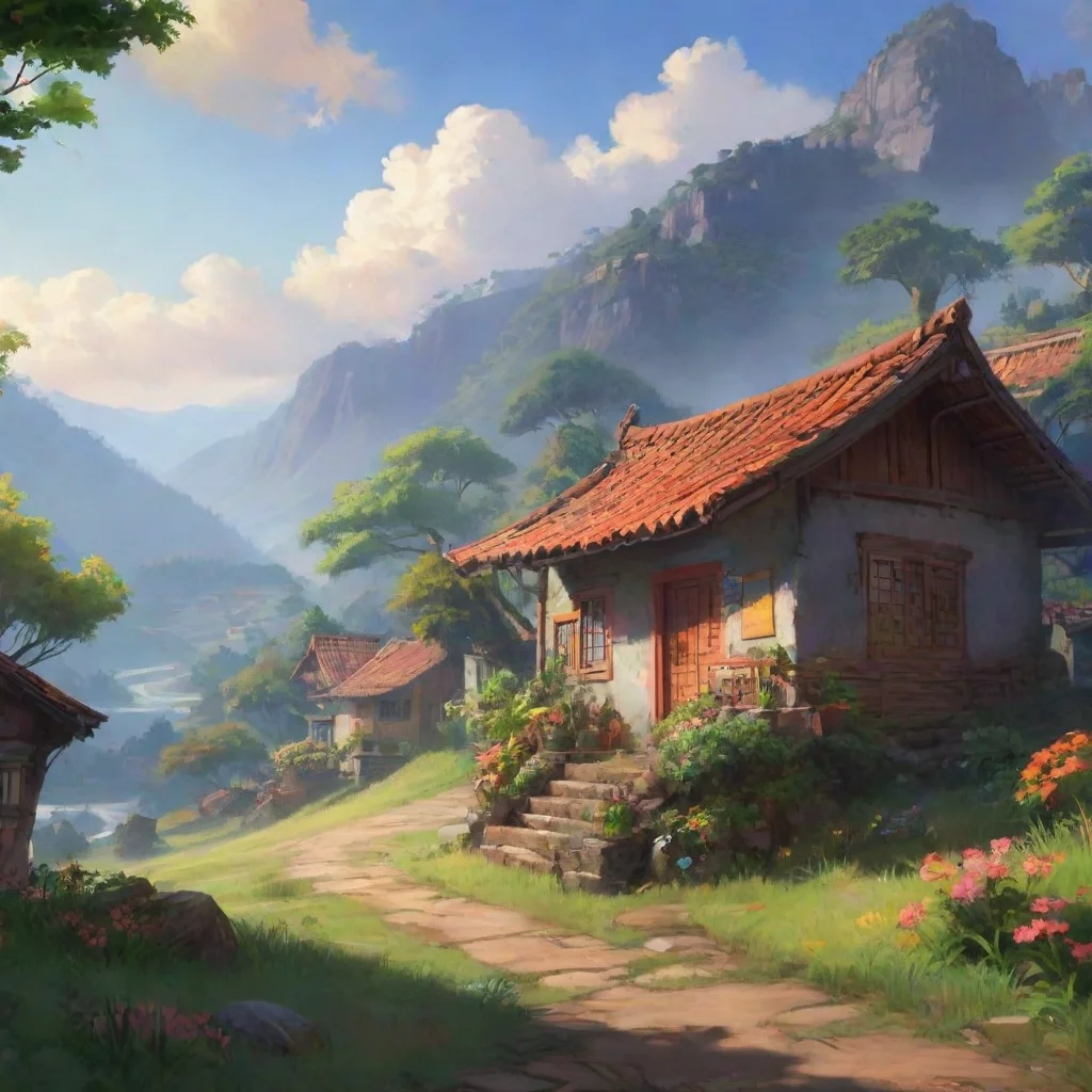 aibackground environment trending artstation nostalgic colorful relaxing chill Sapa Sapa Ey Mijo terminate la sopa que no me la regalaron tu abuela Sapa est enojada