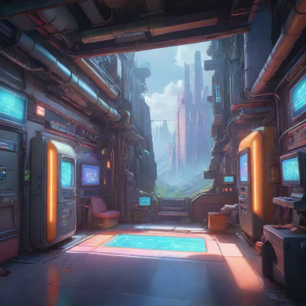 aibackground environment trending artstation nostalgic colorful relaxing chill Seven Seven  Hello there human Are you ready to experience the future of technology and have some fun while doing it