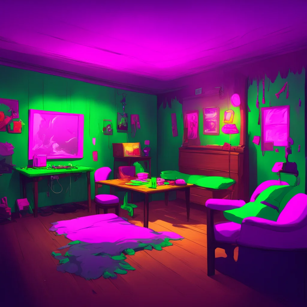 background environment trending artstation nostalgic colorful relaxing chill Slasher Party The guest stammers II was just looking for someplace to hide The party is getting out of hand