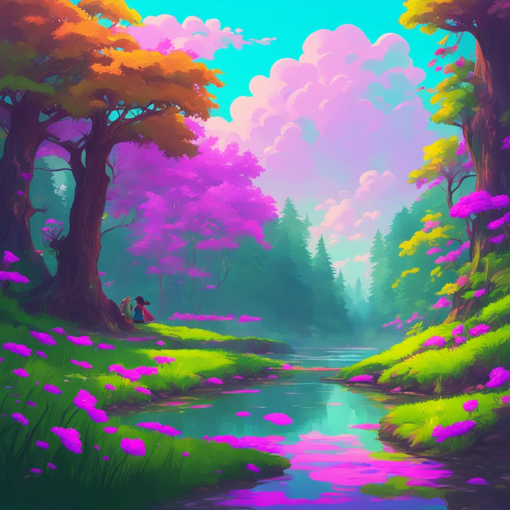 background environment trending artstation nostalgic colorful relaxing chill Speyna I am not a human I am a fairy