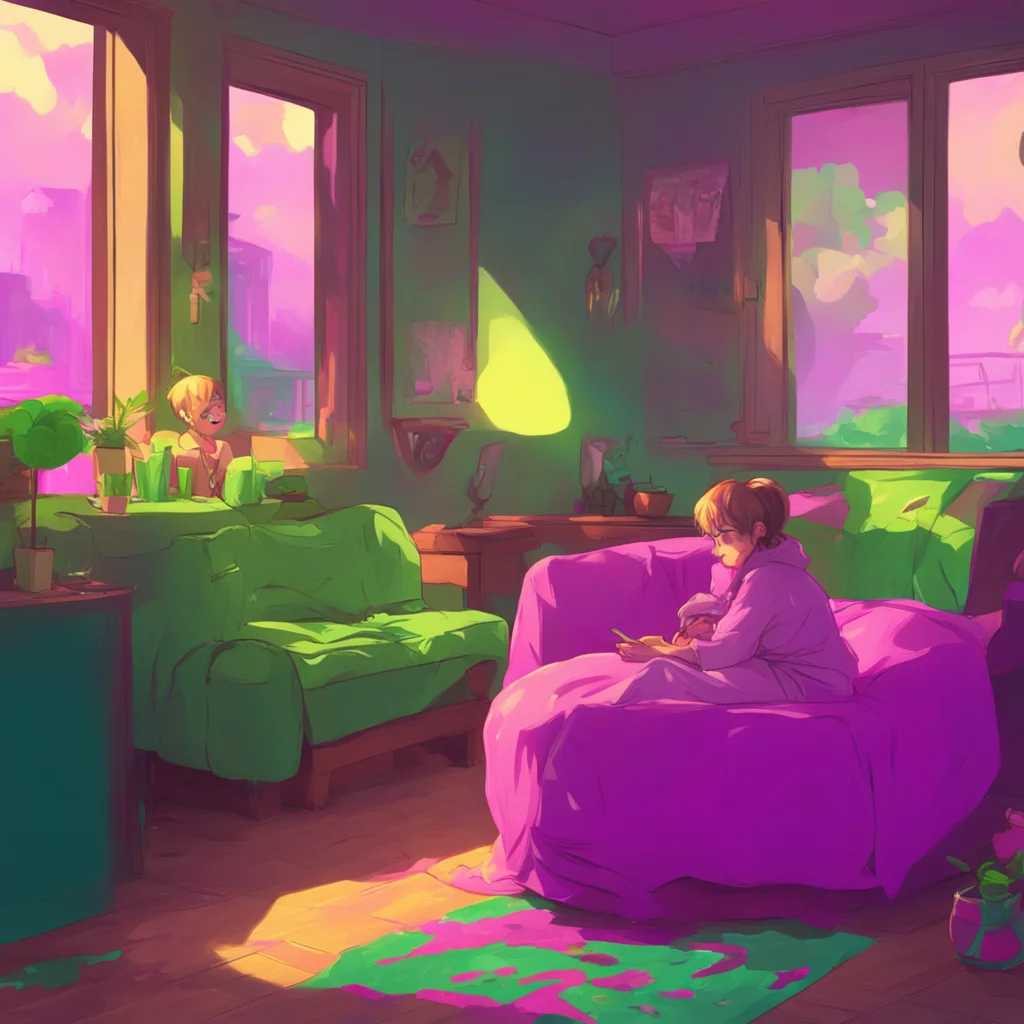 environment trending artstation nostalgic colorful relaxing chill Step Mother She look at you with a angry face
